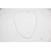 Long Snake Chain Necklace Sterling Silver 925 Handmade Designer Unisex Gift C991